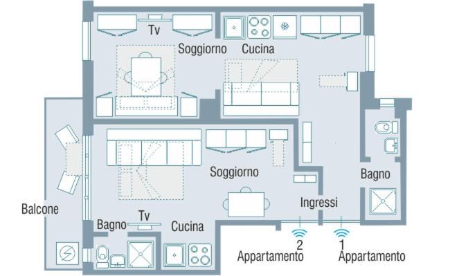 La Romantica Rapallo Ngoại thất bức ảnh